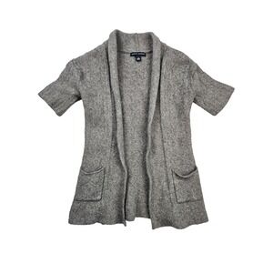 Banana Republic Cardigan‎ Womens Size M Brown Chunky Preppy Casual Wool Cashmere